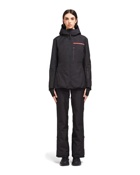 prada black ski jacket|onesie prada ski suit.